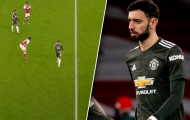 Bruno Fernandes nổi đóa, hành động gây bão khi M.U hòa Arsenal