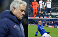 Jose Mourinho tái hiện kỷ lục buồn sau trận đấu điên rồ với Everton