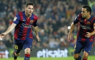 Messi cân bằng kỷ lục của Xavi