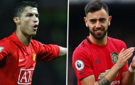 10 sao BĐN ghi nhiều bàn nhất ở EPL: Bruno, dàn sao Wolves và CR7