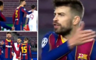 CHOÁNG! Không thể ngăn Mbappe, Griezmann bị Pique thóa mạ