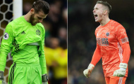 Cùng một tình huống, Henderson cho thấy sự khác biệt với De Gea