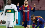 Lập cú đúp, Messi giờ đã vượt mặt Suarez