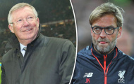 Cùng ảnh hưởng bởi 'bão chấn thương', Sir Alex vẫn trên Klopp 1 bậc về khả năng xoay chuyển