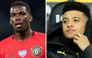 Pogba khiến CĐV M.U phát rồ: 'Cuối cùng đã về 1 đội với Sancho'
