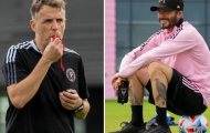 2 người cũ Man Utd có mặt, dàn sao Inter Miami 'máu lửa' trên sân tập