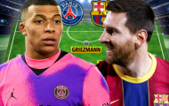 Đội hình kết hợp PSG và Barcelona trong mơ: Song tấu đáng sợ