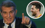 Laporta đăng đàn, nói thẳng 1 câu trước mặt Messi