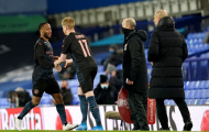 9 con số đặc biệt trận Everton 0-2 Man City: De Bruyne chỉ cần 10 phút