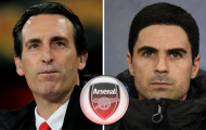 6 thống kê so sánh giữa Unai Emery và Mikel Arteta tại Arsenal