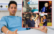 Hùng Dũng nhận được sự động viên to lớn sau chấn thương kinh hoàng