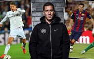 Hazard tự tin vượt qua Ronaldo, chỉ thua kém Messi