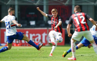 Hàng thủ 'biếu' 1 bàn thắng, AC Milan hú vía trước Sampdoria