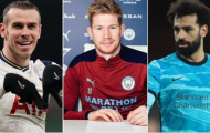 Top 10 ngôi sao hưởng lương khủng nhất Premier League: De Bruyne thứ 3, De Gea thua xa 1 người