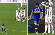 CHOÁNG! Ronaldo tái lập tình huống xấu hổ tại Serie A