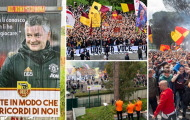 Tức giận với Ole, CĐV Roma hành động đặc biệt