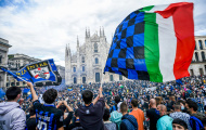 CĐV Inter Milan đổ ra đường ăn mừng chức vô địch lịch sử