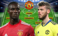 Đội hình Man Utd đấu Roma: De Gea bắt chính, Số 9 đẳng cấp