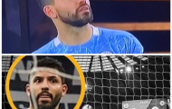 Aguero và 2 bộ mặt ngờ nghệch khiến NHM phì cười