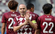 37 tuổi, Iniesta được Vissel Kobe gia hạn hợp đồng 2 năm