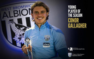 Sao Chelsea giành giải thưởng Cầu thủ trẻ xuất sắc nhất West Brom