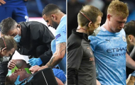 De Bruyne khóc nức nở sau chấn thương bất ngờ