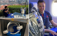 Dàn sao Chelsea tạo dáng với chức vô địch Champions League
