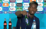 Sau Ronaldo, tới lượt Pogba vứt bỏ đồ uống của nhà tài trợ