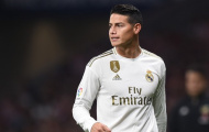  Real cân nhắc tái hợp James Rodriguez
