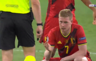 Cận cảnh pha tắc bóng khiến De Bruyne rời sân