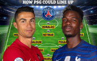Nếu chiêu mộ Ronaldo, Pogba, đội hình PSG khủng đến cỡ nào?