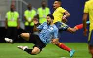 Chơi bế tắc, Uruguay chia tay Copa America trên chấm penalty