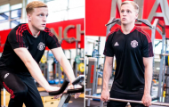 Sao Man Utd tái xuất trong phòng tập