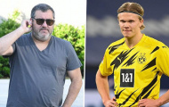 Mino Raiola đòi phí lót tay cực khủng trong thương vụ Erling Haaland