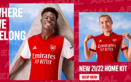 CHÍNH THỨC! Arsenal công bố áo đấu mới tuyệt đẹp