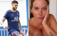 Vợ Icardi khoe ngực trần táo bạo