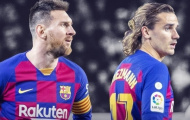 Griezmann trong vai kẻ khốn khổ vì Lionel Messi