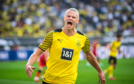 Haaland nổ súng, Dortmund quật ngã Frankfurt trong trận cầu 7 bàn thắng