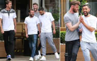 Dàn sao Man United tươi rói khi xuống phố