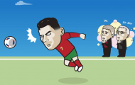 Cười té khói với loạt ảnh chế Ronaldo phá kỷ lục ghi bàn ĐTQG