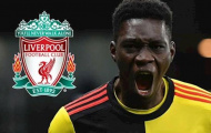 Liverpool liên hệ cơn lốc đường biên của Watford