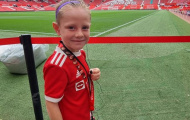 Tài năng nhí mơ khoác áo Man United