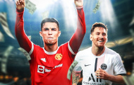 10 cầu thủ kiếm tiền giỏi nhất 2021: Ronaldo đánh bật Messi; Choáng với Top 3