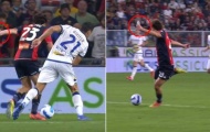 Tiền đạo Serie A ghi bàn trong tư thế cực dị