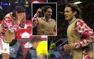 Cavani khiến ban huấn luyện Villarreal nổi đóa trước khi vào sân