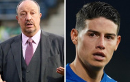 Rafa Benitez: ′′James Rodriguez chỉ thích một cuộc sống thoải mái và tiền bạc'