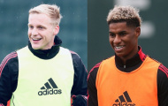 De Beek tạo bất ngờ trên sân tập M.U, Rashford đá trận đầu mùa này