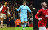 Xếp hạng 10 tiền đạo xuất sắc nhất Premier League: Rooney sau 3 người