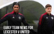 Đội hình M.U đấu Leicester City: Sát thủ trở lại; 4 cái tên vắng mặt