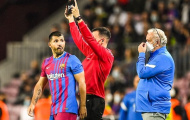 Aguero ra mắt Barca từ ghế dự bị
